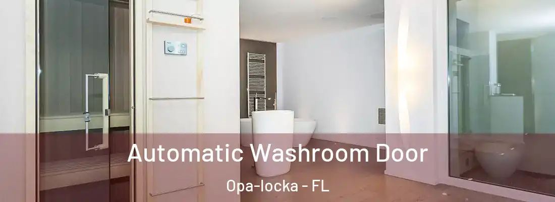 Automatic Washroom Door Opa-locka - FL