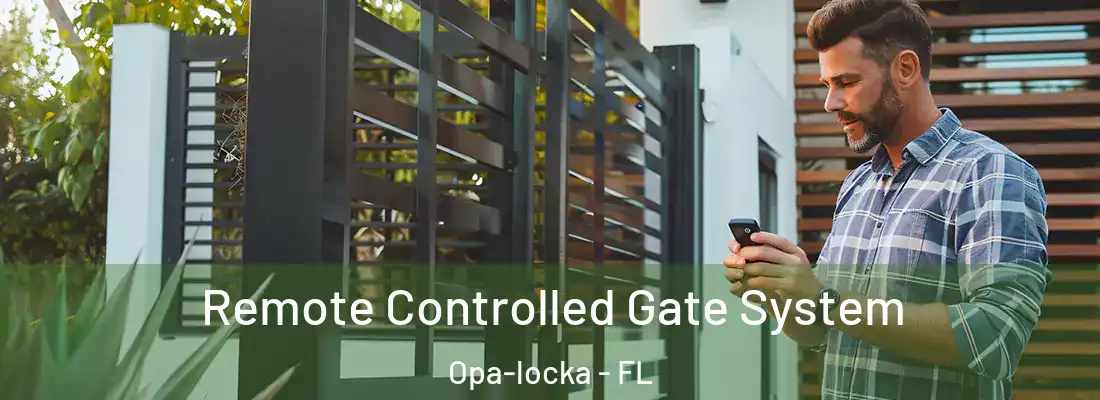 Remote Controlled Gate System Opa-locka - FL